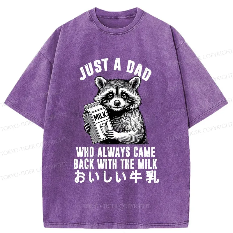 Tokyo-Tiger Father Brings Milk Washed T-Shirt
