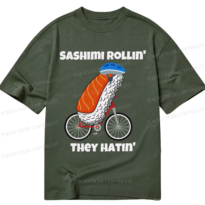 Tokyo-Tiger Sashimi Rollin' They Hatin' Classic T-Shirt