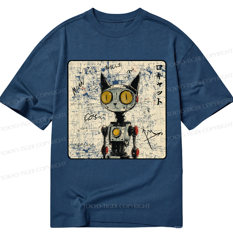 Tokyo-Tiger Robot Cat Classic T-Shirt