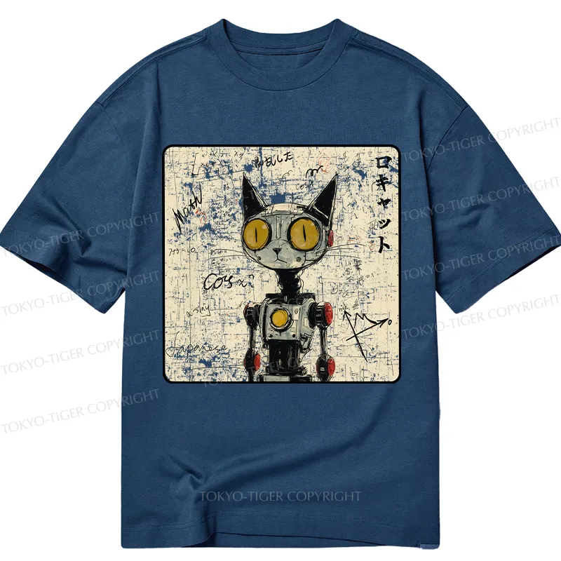 Tokyo-Tiger Robot Cat Classic T-Shirt