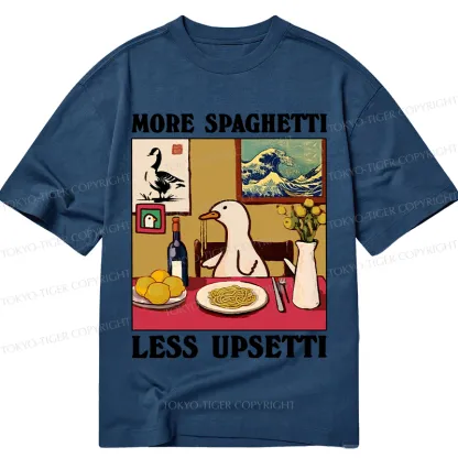 Tokyo-Tiger More Spaghetti Less Upsetti Goose Classic T-Shirt