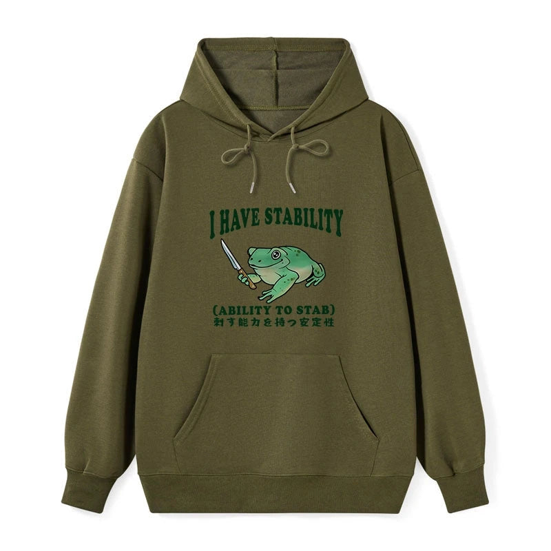Tokyo-Tiger Mentally Stable Assassin Frog Classic Hoodie