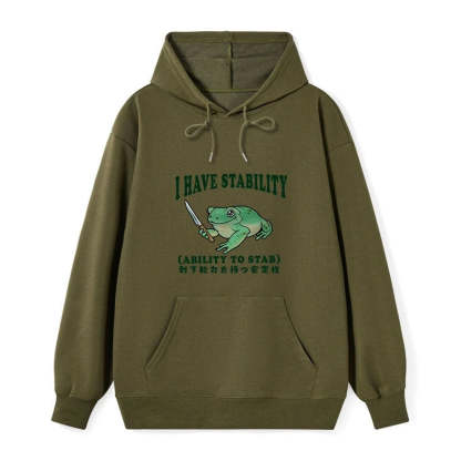 Tokyo-Tiger Mentally Stable Assassin Frog Classic Hoodie
