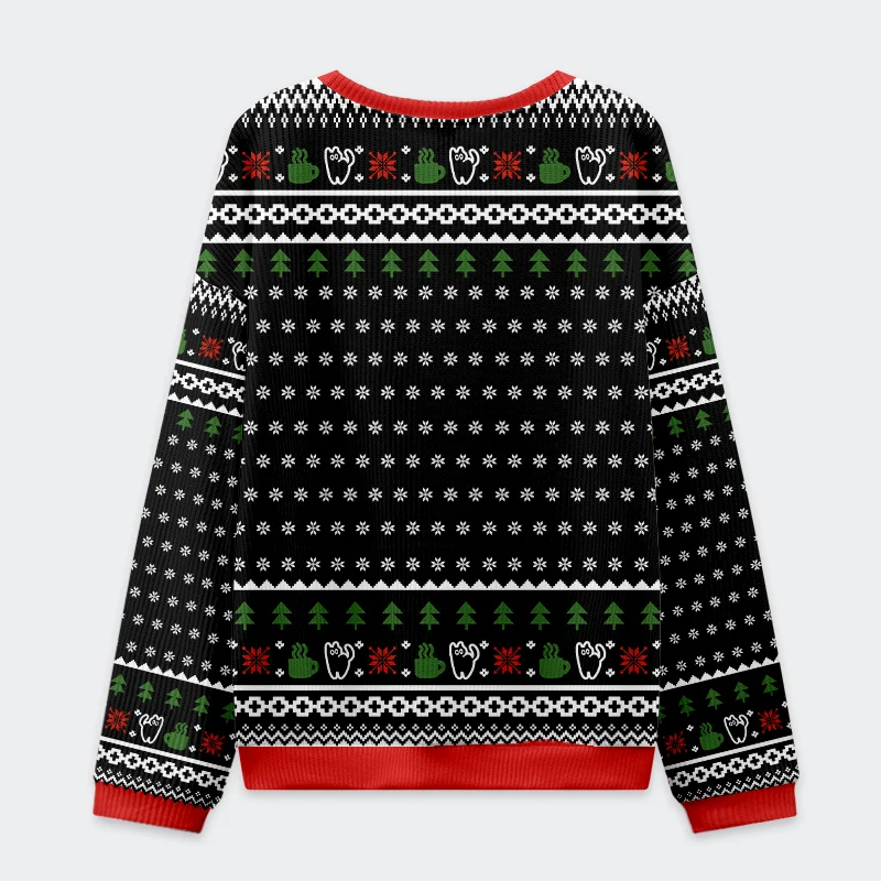 Tokyo-Tiger Elements Table Christmas Ugly Sweatshirt