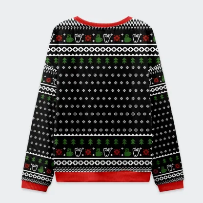 Tokyo-Tiger Elements Table Christmas Ugly Sweatshirt