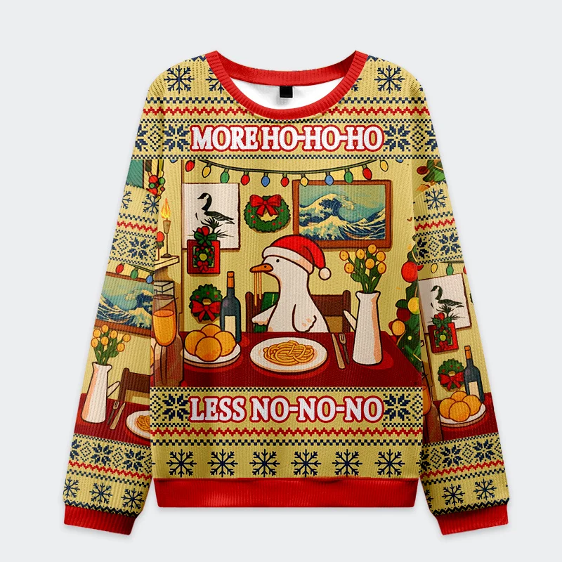 Tokyo-Tiger Geese During The Festival Christmas Ugly Sweatshirt