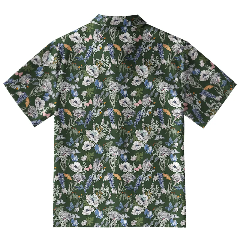 Tokyo-Tiger Garden Blooms Aloha Hawaiian Shirt