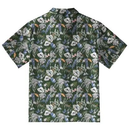 Tokyo-Tiger Garden Blooms Aloha Hawaiian Shirt