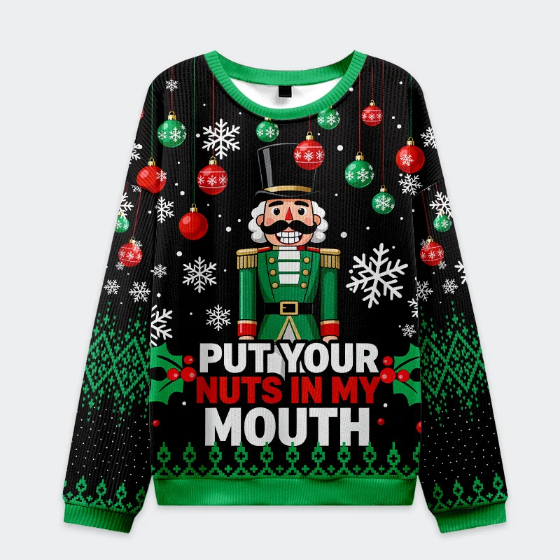 Tokyo-Tiger Nutcracker Funny Christmas Ugly Sweatshirt