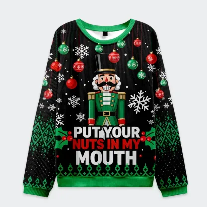 Tokyo-Tiger Nutcracker Funny Christmas Ugly Sweatshirt