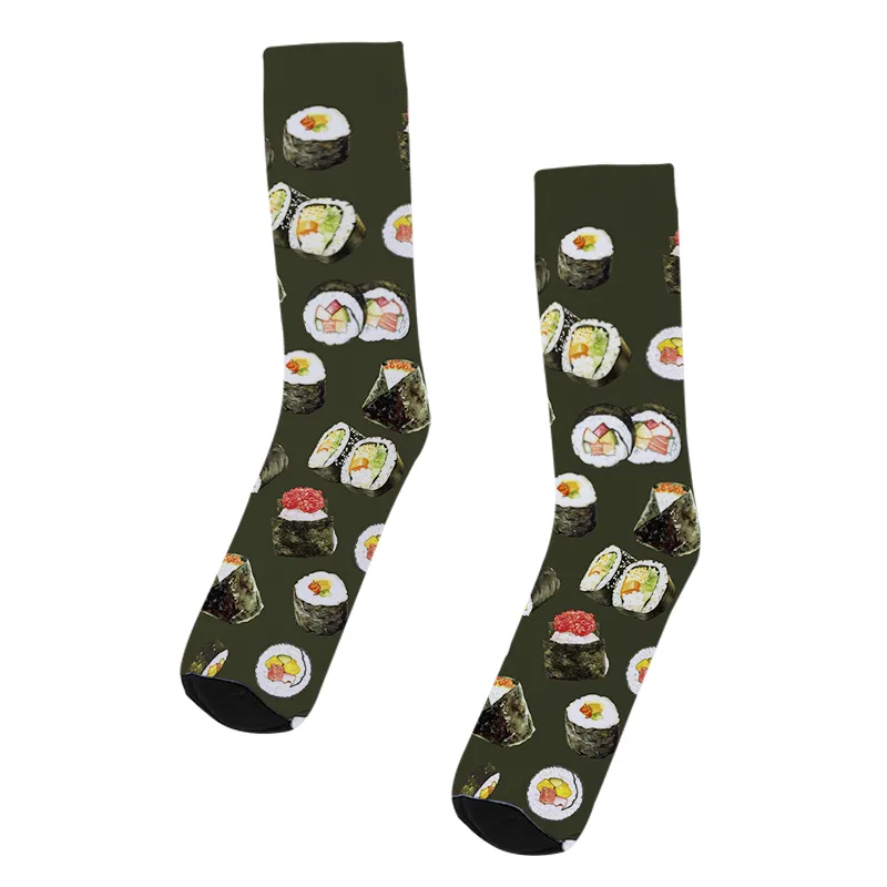 Tokyo-Tiger Sushi Print Socks