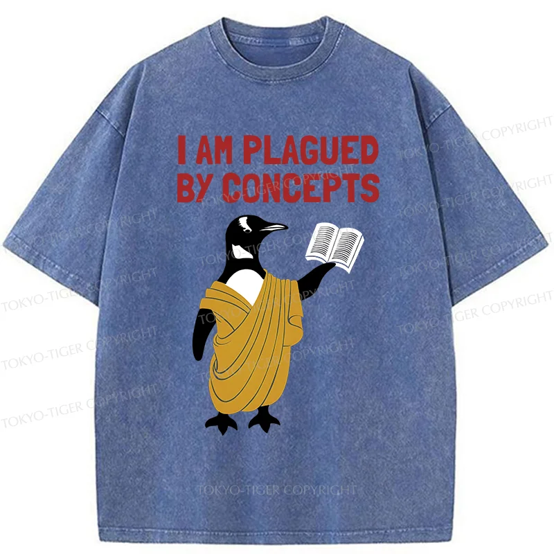 Tokyo-Tiger Philosophy Penguin Washed T-Shirt