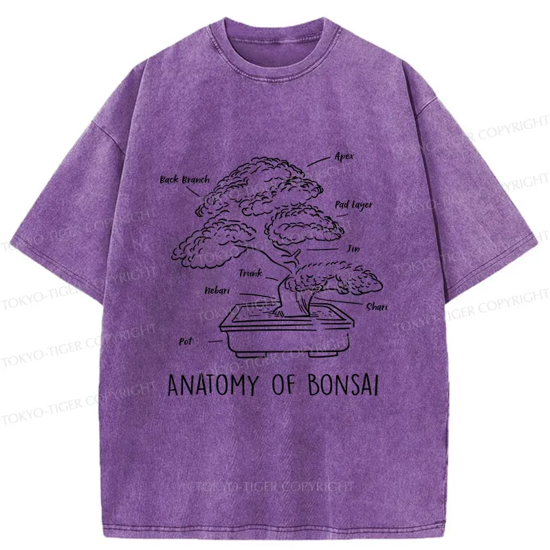 Tokyo-Tiger Anatomy Of A Bonsai Washed T-Shirt