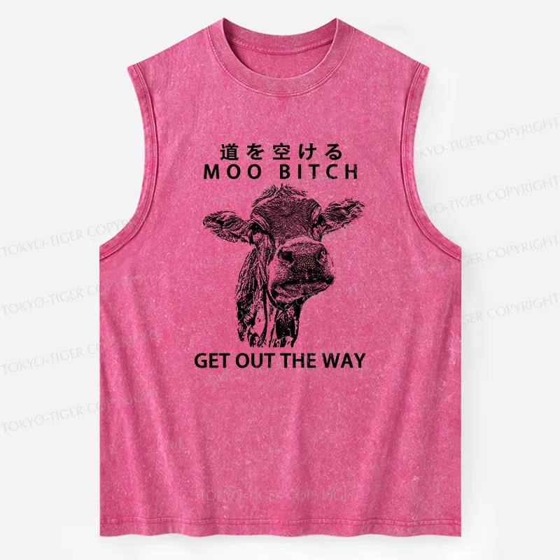 Tokyo-Tiger Funny Cow Washed Tank