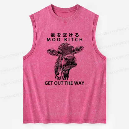 Tokyo-Tiger Funny Cow Washed Tank