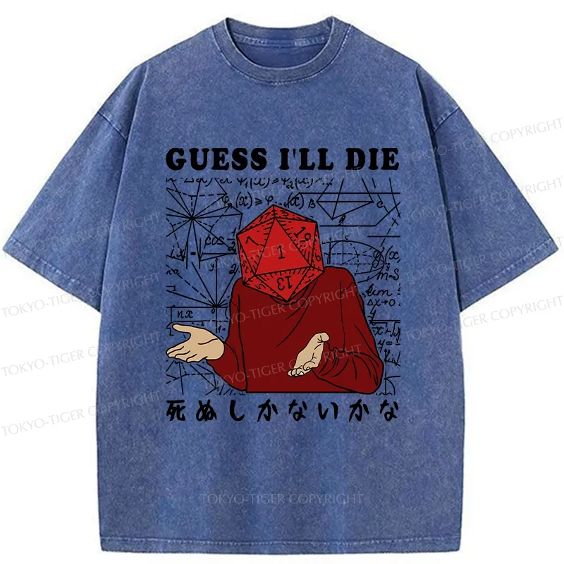 Tokyo-Tiger I Think I Might Die Washed T-Shirt