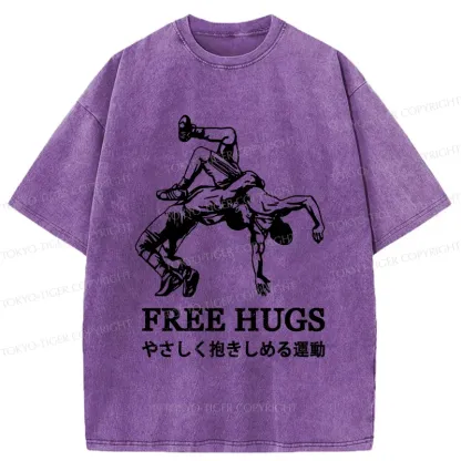 Tokyo-Tiger Interesting Jiu-Jitsu Washed T-Shirt