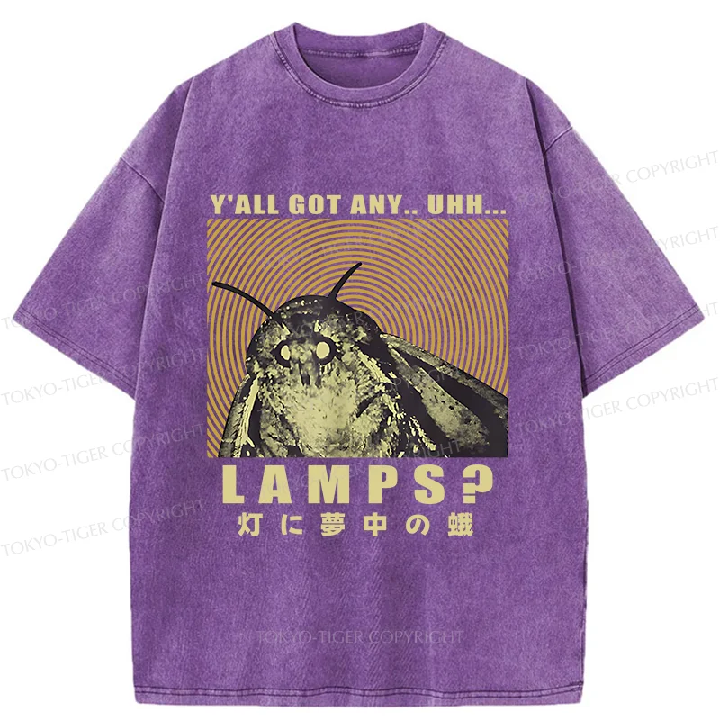 Tokyo-Tiger Moth Obsessed With The Light Washed T-Shirt