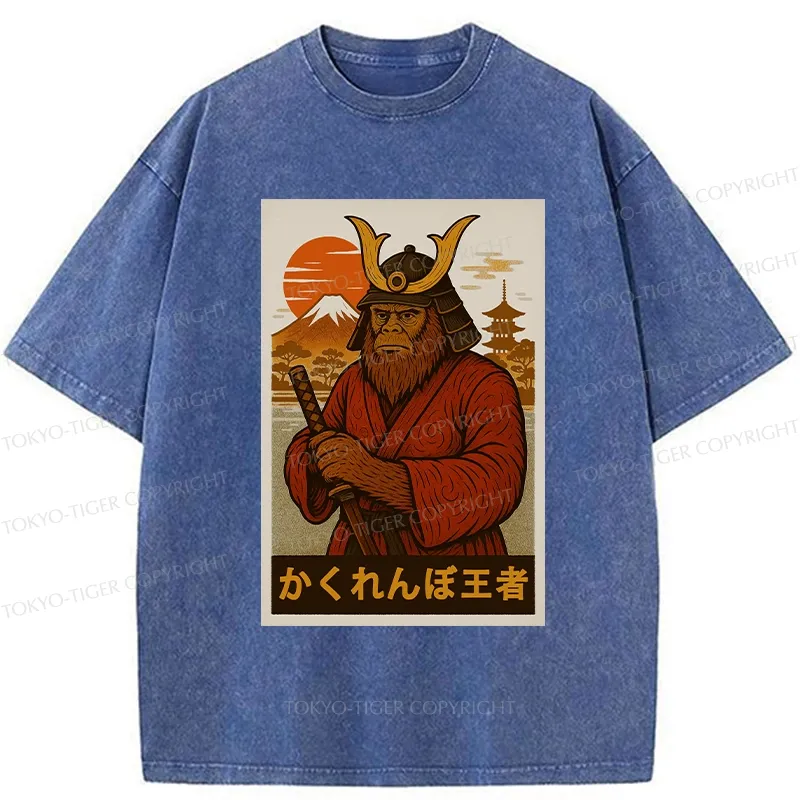Tokyo-Tiger Hide And Seek Champion Bigfoot Washed T-Shirt
