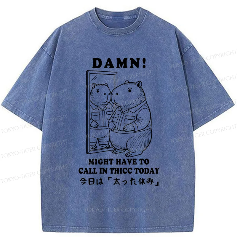 Tokyo-Tiger Fatty's Day Off Washed T-Shirt