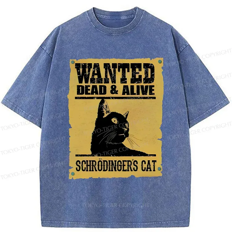 Tokyo-Tiger Wanted Cat Washed T-Shirt