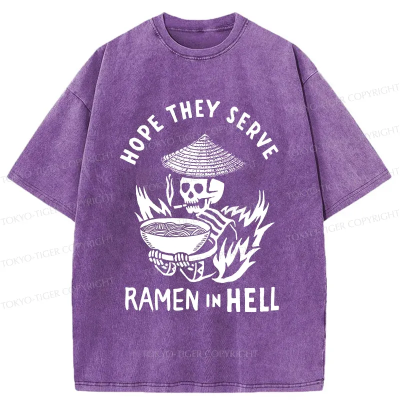 Tokyo-Tiger Hell Ramen Washed T-Shirt