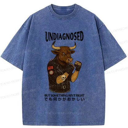 Tokyo-Tiger Undiagnosed But Something Ain't Right Washed T-Shirt