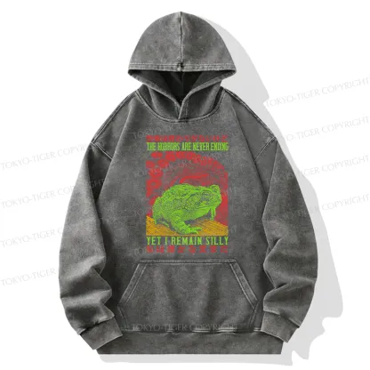 Tokyo-Tiger The Horrors Are Never Ending Japan Washed Hoodie