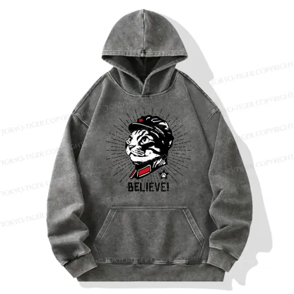 Tokyo-Tiger Trust Cat Chairman Washed Hoodie