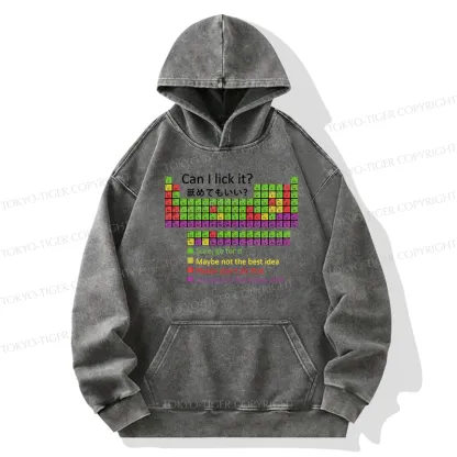 Tokyo-Tiger Can I Lick It Washed Hoodie