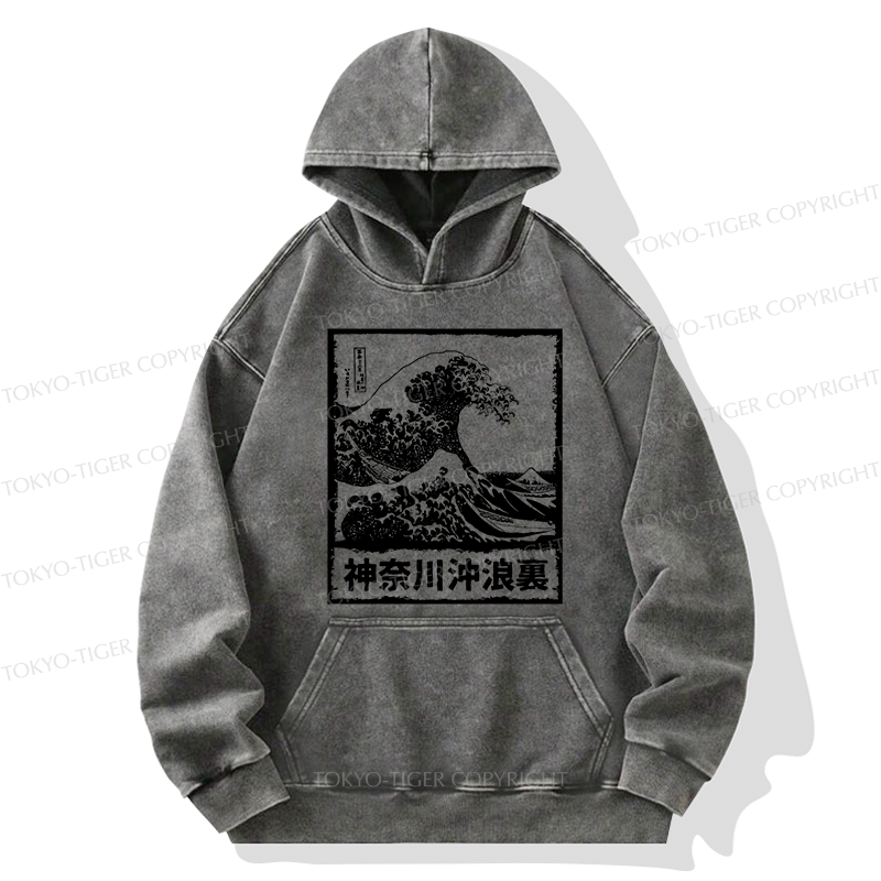 Tokyo-Tiger Legendary Wave Washed Hoodie