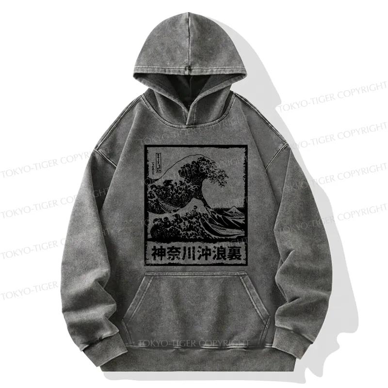 Tokyo-Tiger Legendary Wave Washed Hoodie