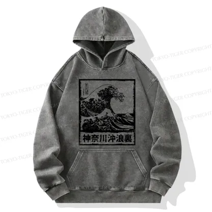 Tokyo-Tiger Legendary Wave Washed Hoodie
