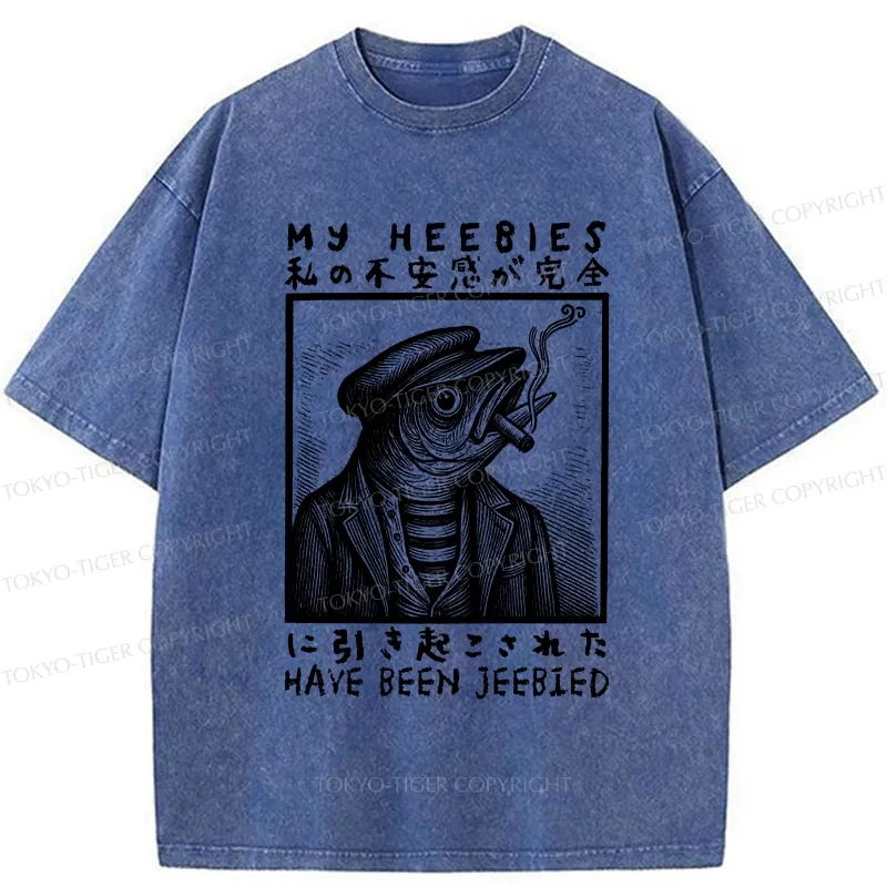 Tokyo-Tiger My Heebies Have Been Jeebied Washed T-Shirt
