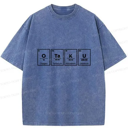 Tokyo-Tiger OTAKU Element Table Washed T-Shirt