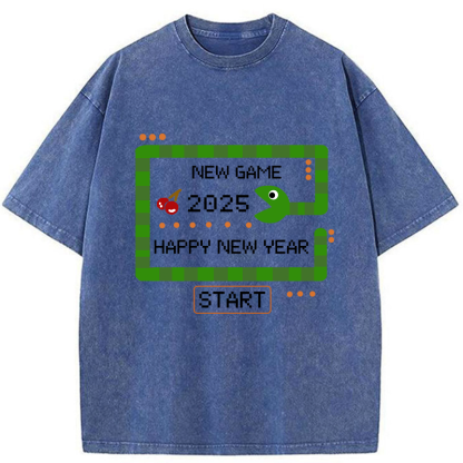 Tokyo-Tiger 2025 Happy New Year Washed T-Shirt