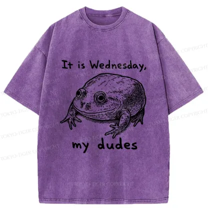 Tokyo-Tiger Wednesday Frog Washed T-Shirt
