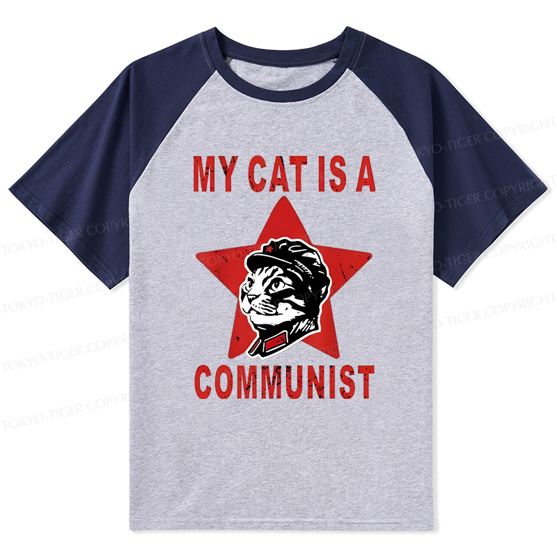 Tokyo-Tiger Funny Cat-ism Raglan T-shirt