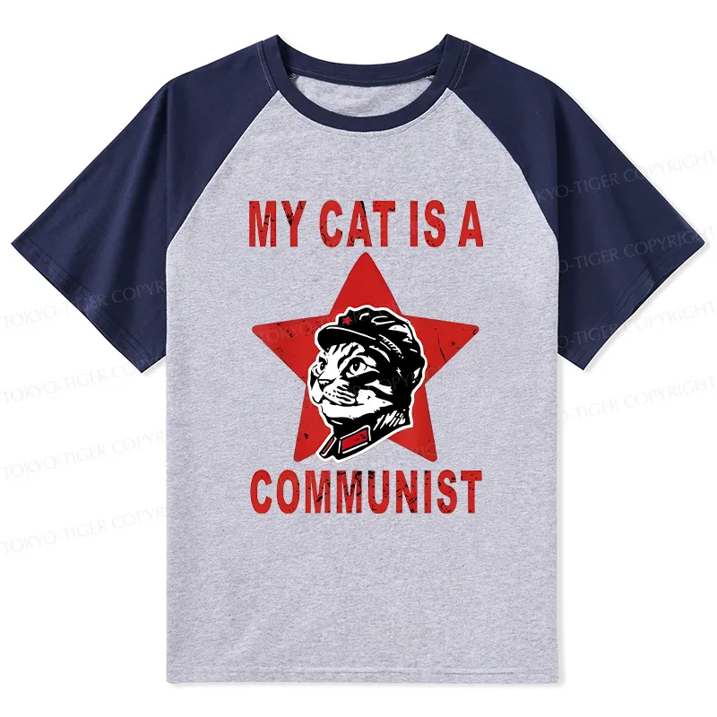 Tokyo-Tiger Funny Cat-ism Raglan T-shirt