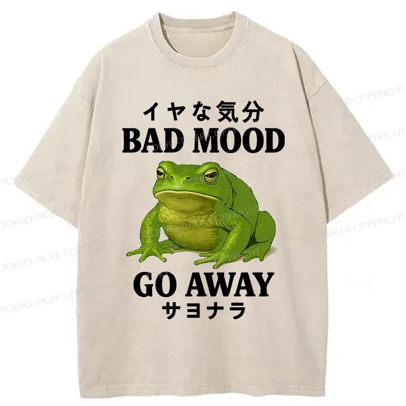 Tokyo-Tiger Goodbye To Bad Moods Washed T-Shirt