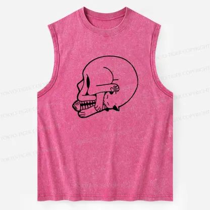 Tokyo-Tiger Funny Cat Eating Fish Washed Tank