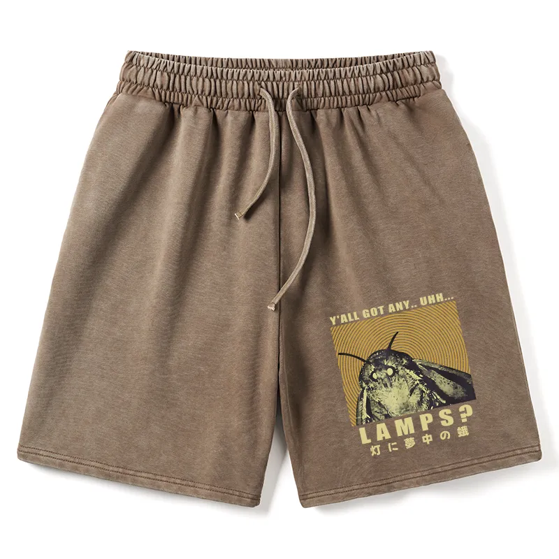 Tokyo-Tiger Moth Obsessed With The Light Washed Shorts