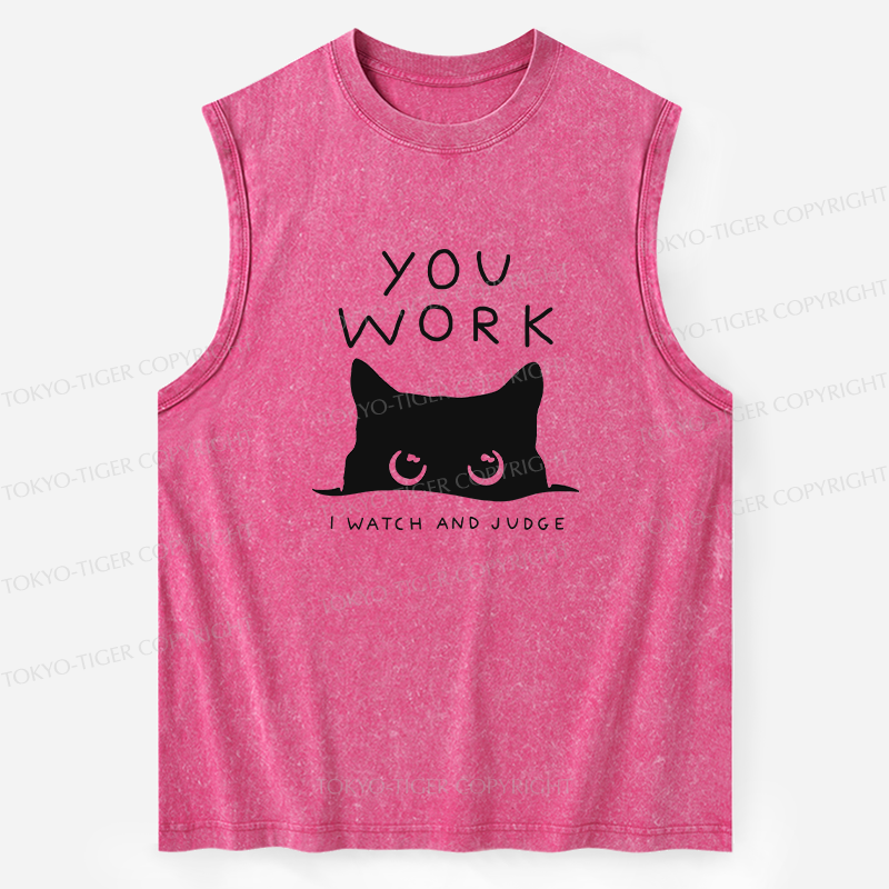 Tokyo-Tiger A Cat That Spies Washed Tank