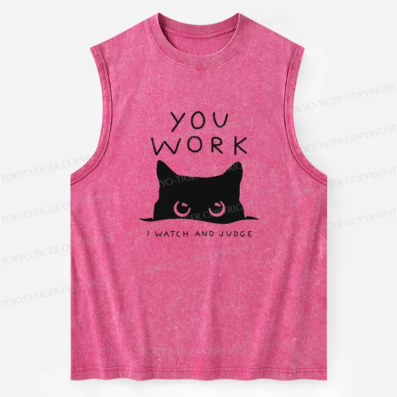 Tokyo-Tiger A Cat That Spies Washed Tank