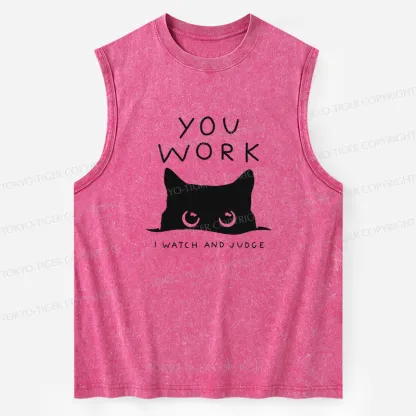 Tokyo-Tiger A Cat That Spies Washed Tank