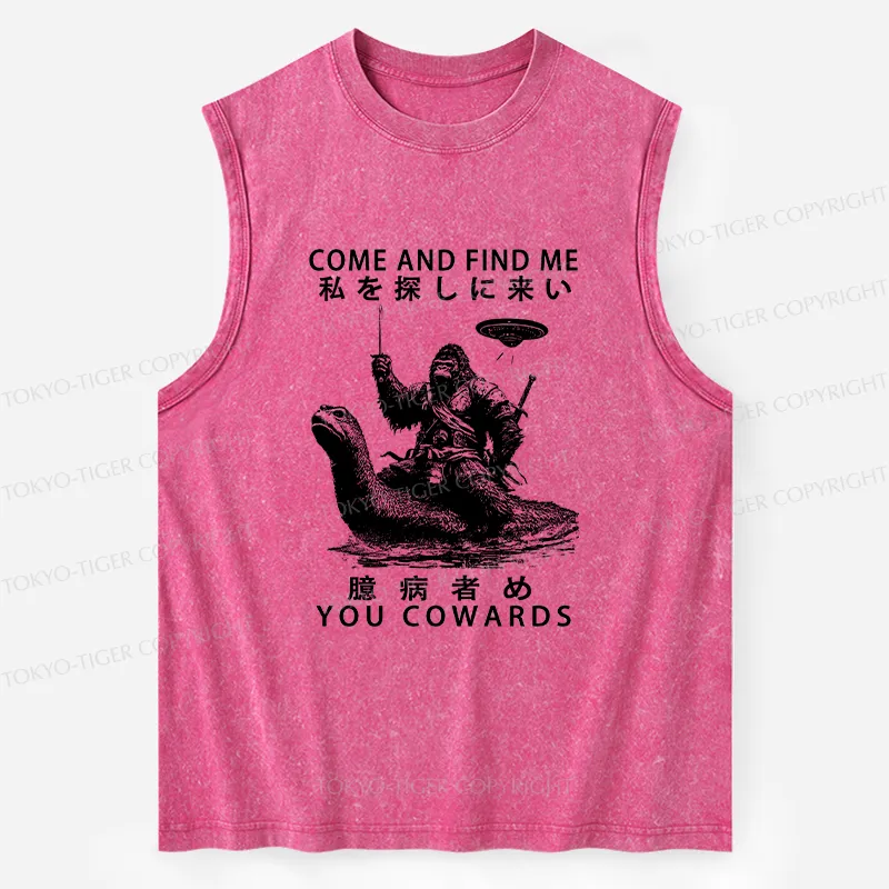 Tokyo-Tiger Can You Find Us Washed Tank