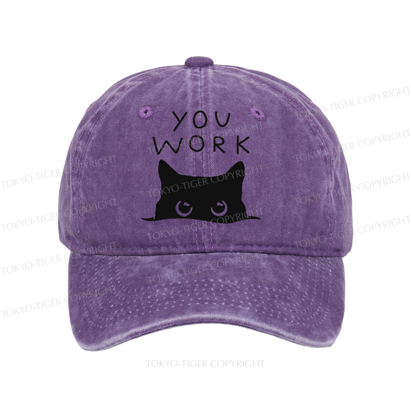 Tokyo-Tiger A Cat That Spies Washed Cap