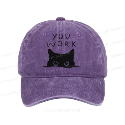 Tokyo-Tiger A Cat That Spies Washed Cap