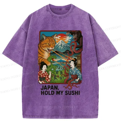 Tokyo-Tiger Monster War Washed T-Shirt