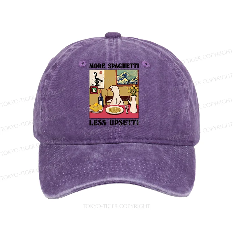 Tokyo-Tiger More Spaghetti Less Upsetti Goose Washed Cap